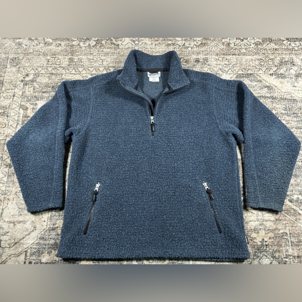 Obermeyer Vintage Nordic Wool Half‎ Zip Snowboard Sweater Pullover Mens Size M